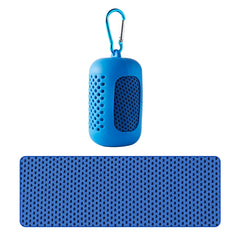 Portable Circular Silicone Wrapped Cold Cooling Towel