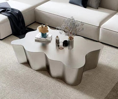 Metal Industrial Coffee Table Aesthetic Unique Minimalist Designer Side Table Modern Luxury Mesa Auxiliar Postmodern Living Room Furniture