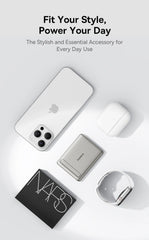 Baseus Qi2 Magnetic Power Bank With Kickstand PD 20W 5000mAh Portable Wireless Fast Charging PowerBank For iPhone Samsung Xiaomi