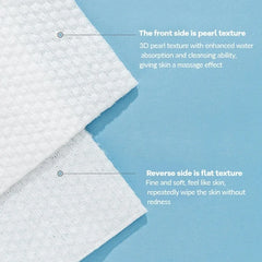 100PCS Disposable Face Towels – Soft Pearl Cotton Makeup Remover