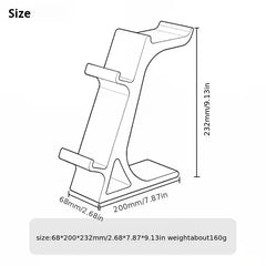 Universal Dual Game Controller And Headphone Stand Multi-Functional Storage Rack for Gaming Headsets And Joysticks