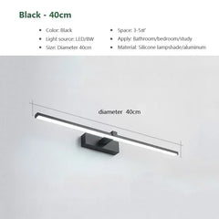 Modern LED Vanity Mirror Wall Light for Bathroom Makeup Mirror Headlamp Indoor Lighting Fixture Sconce Decor