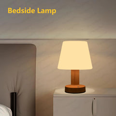 LED Table Lamp Touch Sensor Rechargeable Desktop Night Light Wireless Reading Lamp For Restaurant Hotel Bar Bedroom Decor Light