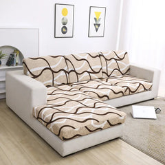 Elastic Sofa Seat Cushion Cover for Living Room Couch Cover Sofa Slipcover Armchair Seat Case Corner L-shape Washable Removable