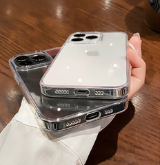 Ultra Thin Clear Phone Case For iPhone 11 12 13 14 15 16 17 Pro Max Air 8 7 Plus Mini X XR XS 6 5 Transparent Cover Accessories