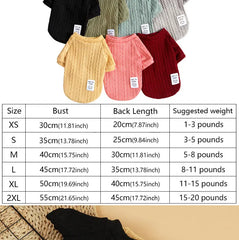 Classic Puppy Dog Knitting Sweater Winter Warm Pet Clothes for Small Dogs Cats Vest Pet Clothing Apparel French Bulldog Costume