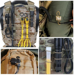 5/10 Pcs Antenna Binding Buckle Tactical Molle Sling Adapter Buckle Outdoor PTT Fixed Strap Hunting Backpack Vest Accessories