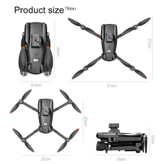 Lenovo V198MAX Drone 8K Profesional FPV Brushless Laser obstacle avoidance Aerial Optical Foldable Quadcopter Mini 4K Dron