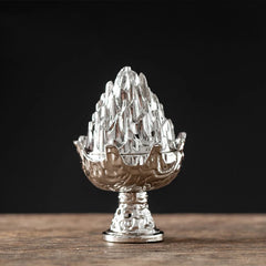 Small Xiangyun Non Stick Powder Pan Goose Pear Tent Fragrance Hainan Agarwood 42pc Pan Fragrance Alloy Incense Burner