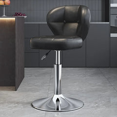 Commercial high platform chair, high footstool chair, adjustable height, rotatable, bar counter chair, front desk cashier stool Kitchen & Dining Furniture