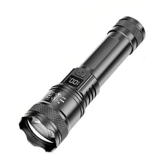 Ultra Bright LED Flashlight 2000LM Type-C Rechargeable Long Range Zoom Tactical Torch Outdoor Emergency Camping Fishing Lantern