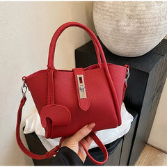 Fashion Leather Tote Bag – Versatile Casual Commuter Bag