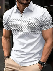 Men's Golf Polo Short Sleeve Polo Shirt Outdoor Casual Daily Streetwear Summer 3D Print Micro-elastic Polyester