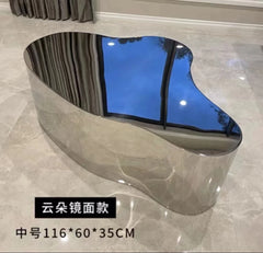Metal Industrial Coffee Table Aesthetic Unique Minimalist Designer Side Table Modern Luxury Mesa Auxiliar Postmodern Living Room Furniture
