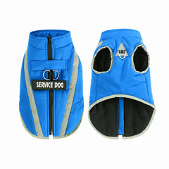 Warm Fleece Dog clothes Personalized Waterproof Winter Clothes for Small Medium Large Dogs Pet Clothing Jackets Dog Accessories