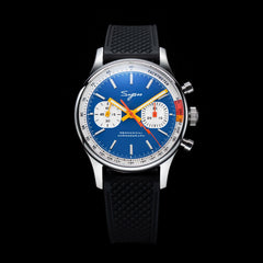 Sugess Pilot Watch ST19 Origin Movement Swanneck Wristwatch Mechanical Chronograph Sappire Crystal Military Limited Racing 1963