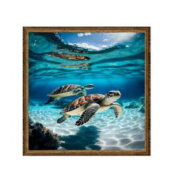 20cm Wooden Square Pendant 2D Flat Color Animal Print for DIY Wall Art Living Room Bedroom Decor Brand New Gift
