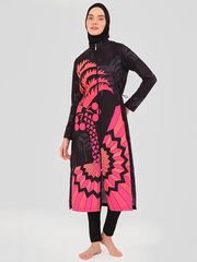 3PCS/Set Muslim Modest Burkini Femmes Swimwear Long Women Waterproof Swimming Suit Long Sleeve Swimsuit Hijab, Top, Pant
