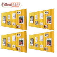 1-4PCS Felt Wall Stickers School Works Display Bulletin Board Office Photo Wall Home Living Room TV Background Wall Decor