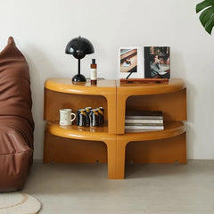 X&D Nordic Circular Coffee Table Creative Small-sized Coffee Table Can Be Split Spliced And Combined With Edge Tables Living Room Furniture