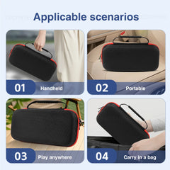 Large Storage Bag for Switch & OLED Portable Carrying Protective Case with 20 Game Slots Travel Bag for Joypad NS Accessories