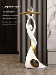 Creative Designer Furniture Home Decor Art Abstract Sofa Side Table Light Luxury Living Room Porch Decor Corner Table Storage Living Room Furniture