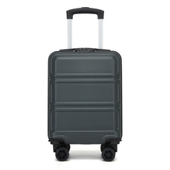Kono 15 Inch ABS+PC Hard Shell ,Removable Wheels+Lightweight, Ryanair Approved Cabin Trolley, 40x30x20 Under Seat Hand Luggage