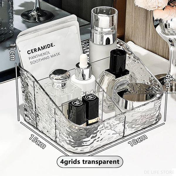 Clear Acrylic Makeup Organizer – Vanity Cosmetic Storage Box