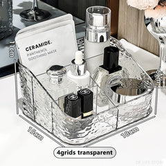 Clear Acrylic Makeup Organizer – Vanity Cosmetic Storage Box