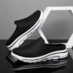 2024 Men Slippers Summer Breathable Home Indoor Slippers Men Thick Bottom Slides Fashion Couple Walking Shoes Chanclas Hombre