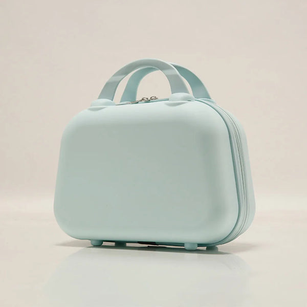 New Hot Sale 14 Inch Solid Color Luggage Small Carry On Suitcase Portable Travel Box Storage Bag Lightweight Boarding Case