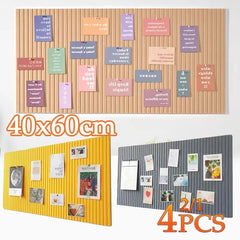 1-4PCS Felt Wall Stickers School Works Display Bulletin Board Office Photo Wall Home Living Room TV Background Wall Decoration