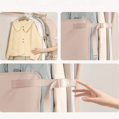 Wardrobe Compressed Storage Board Closet Space Saver Compression Strap for Down Jacket Coat Sweater Travel Clothes Organizer Bag