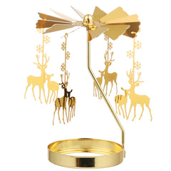 Candle Spinner New Carousel Candle Holder Carousel Candle Spinner for Wedding Party Christmas Festival Home Office Decor