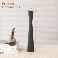 16.5 inches Floor Vase Tall Vase Skinny Long Flower Vase Modern Minimalist Ceramic Vase Non-Slip Decorative Vase For Home Office