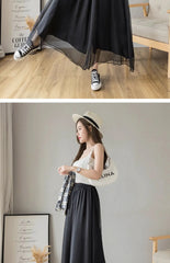 Women’s High-Waist Chiffon Wide-Leg Pants – Spring/Summer Plus Size