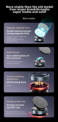 Magnetic Suction Phone Mount 360° Adjustable Vacuum Foldable Phone Holder Car Mounted Adsorption Bracket Universal Car Bracket