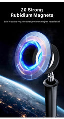 Magnetic Mini Tripod for Phone Tablet Foldable Desk Magnetic Phone Stand Detachable Cell Phone Tripod Hands Free Holder For Vlog