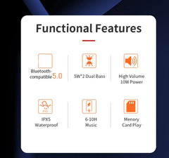 Portable Wireless Caixa De Som Bluetooth Speaker Music Sound Box Blutooth For Subwoofer Radio FM Bocina Acoustics Handsfree Hifi