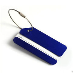 Airplane shape Travel Accessories Creative Luggage Tag Baggage Name Tags Aluminium Alloy Luggage Tags Boarding Label Tag