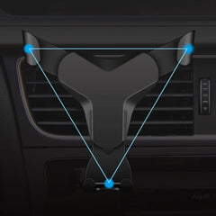 Universal Car Holder For Phone in Car Air Vent Mount Clip Cell Holder Gravity Mobile Phone Stand For iPhone 15 Xiaomi Samsung