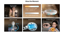SmallRig Magnetic Fill Light Rechargeable Ring Fill Light Adjustable Color Brightness for Smartphone Vlog Photography Video 6155