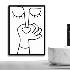 Funny Toilet Wall Decor – Humorous Bathroom Art Sign for Home