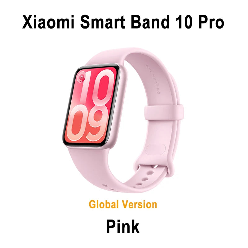 Global Version Xiaomi Band 10 Pro Mi Band 1.74" AMOLED Dual-device Up To 21 Days 150+ Sports Modes 5ATM Bluetooth 5.4