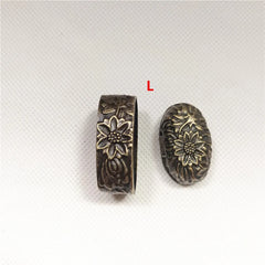 New Sword Handle Tsuka Alloy Fuchi Kashira For Japanese Samurai Katana Wakizashi Sword Fittings