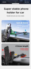 Joyroom 360° Long Arm Car Phone Holder Universal Air Vent GPS Stand Rotating Dashboard Mobile Cell Support For iPhone Samsung