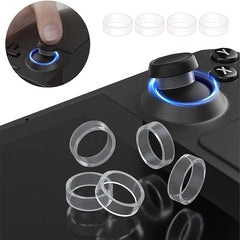 8pcs Silicone Joystick Caps for PS5/PS4/Steam Deck/ROG Ally - Elastic Protective Ring , Anti-Slip Grip & Dustproof Design
