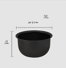 Electric Pressure Cooker Liner 1.6/3L/4L/5L/6L Non-stick Rice Pot Gall Black Crystal Inner Accessories Cooker Parts suit Midea Kitchen Tools, Cooking Utensils