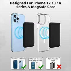 Leather Wallet Case Magnetic Card Holder Macsafe Phone Stand for Magsafe iPhone 15 14 13 Pro Max Safe Support Telephone Bracket