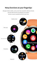 2026 New Smartwatch Women AMOLED HD Screen Always On Display Bluetooth Call IP68 Waterproof GPS Smart Men Watch For Android ios